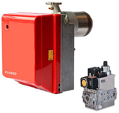 Газовая горелка FLUSSO DS2 BLU (35-91KW) + MBDLE407 S20, DN20