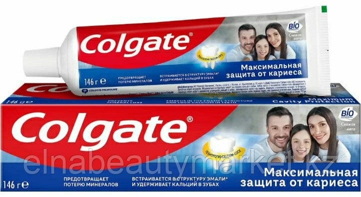 Colgate зубная паста Максимальная защита от кариеса Свежая мята 146г