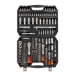 Набор инструментов с торцевыми шестигранными головками и трещоткой НАИ-09/150 серия KBT-PROFESSIONAL