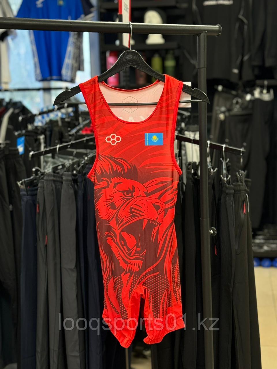 Трико для борьбы KAZ красный (3433)