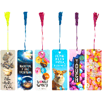 Закладка для книг 3D "deVENTE" пластиковая, с линейкой и таблицей умножения, 152x57 мм, декоративная