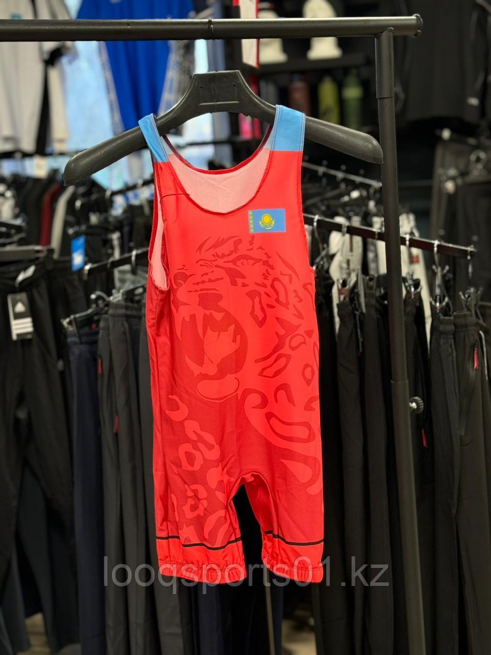 Нательник для борьбы красный KAZ (1498), фото 1