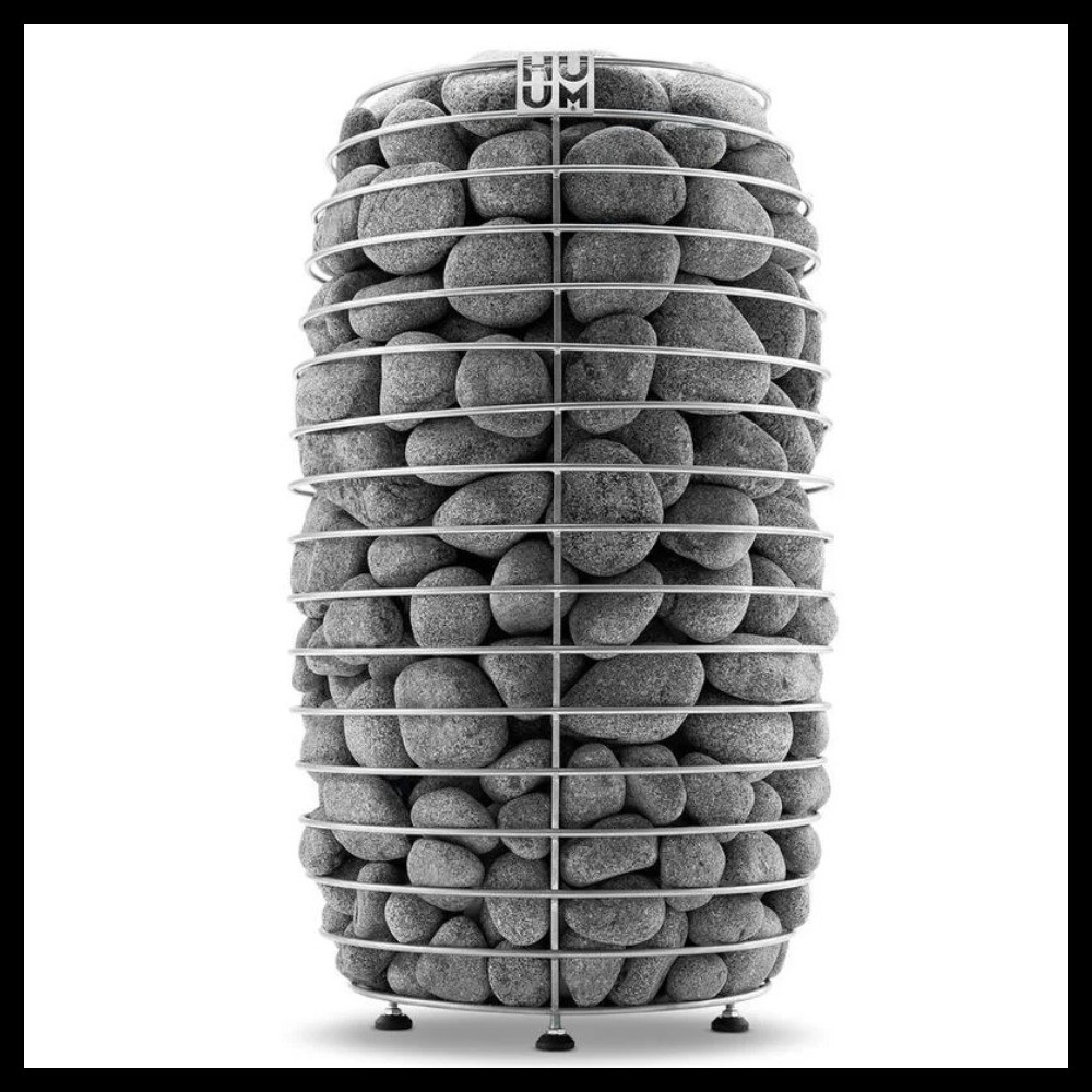 Электрическая печь для сауны Huum Hive mini 9 (мощность = 9 кВт, объем = 9-15 м3, под выносной пульт управления)