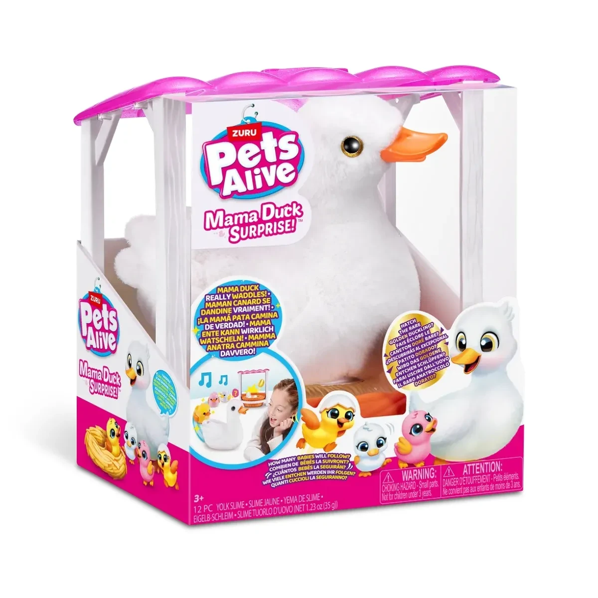Игрушка интерактивная Pets Alive Mama & Baby Surprise - ducks