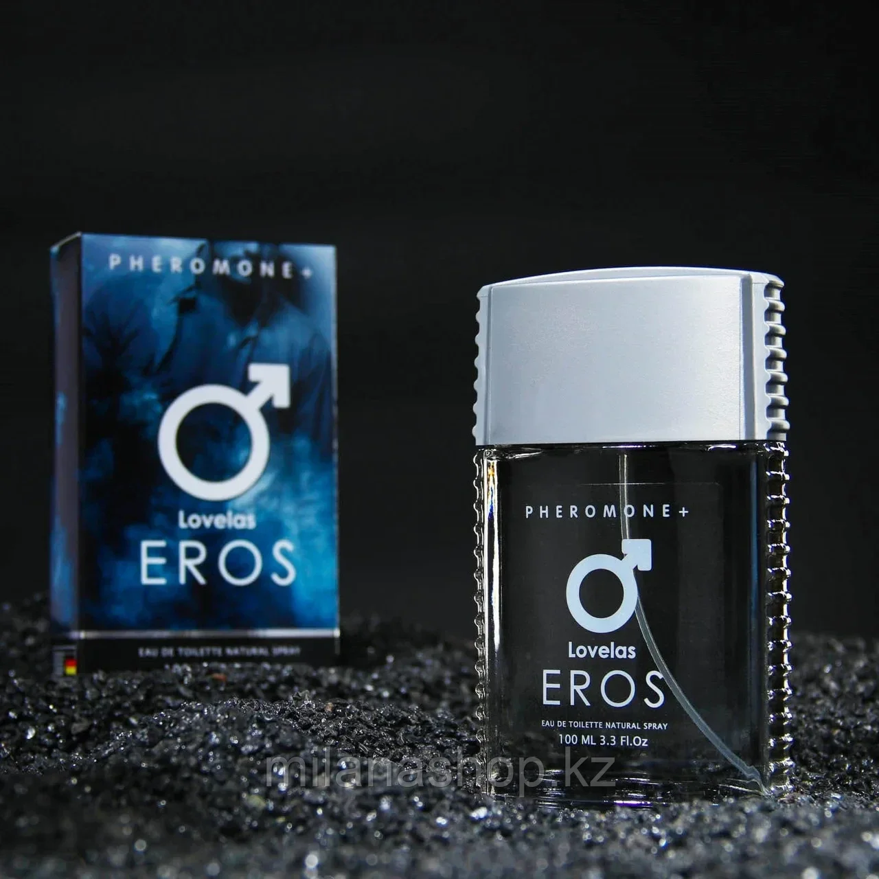 Туалетная вода мужская Lovelas Eros с феромонами, 100 мл (по мотивам Boss Bottled (H.Boss), фото 1