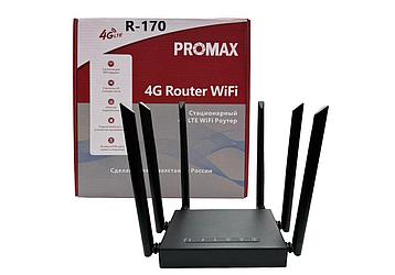 Беспроводной 4G Wi-Fi модем роутер с поддержкой SIM-карты Promax R-170, 300Мбит/с