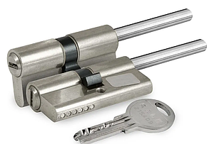 Цилиндровый механизм KALE 164 SX 91 мм. (60+31) ключ-шток