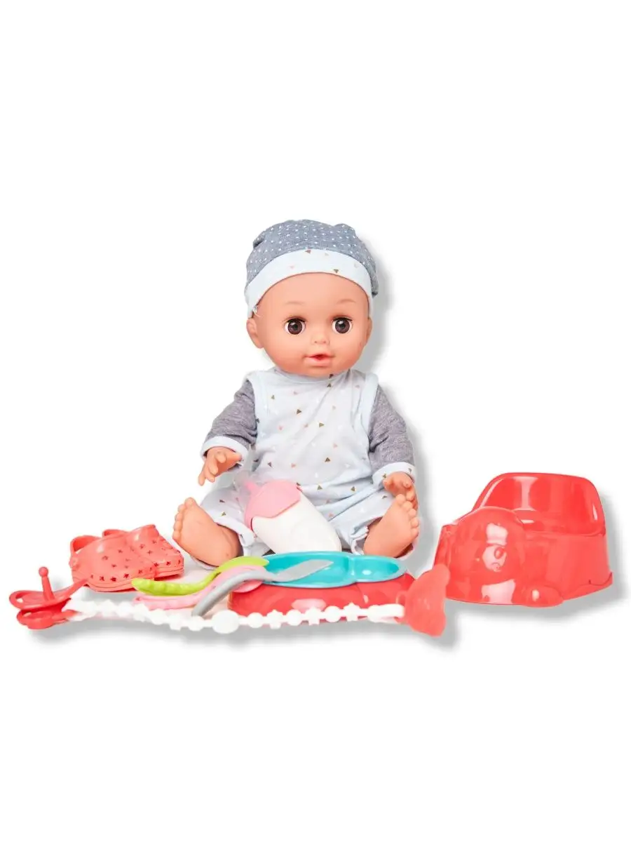 Dora Игровой набор пупс Deluxe в сером боди 30 см в коробке с аксессуарами, фото 1