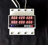 Трехфазное реле напряжения (3 х 100А) с дисплеем, фото 2