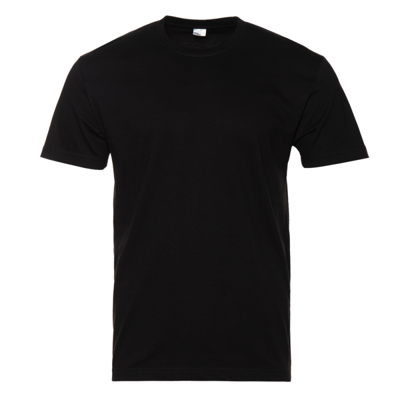 Футболка мужская STAN хлопок 180, 08U, Чёрный,  (20)  (58/4XL)