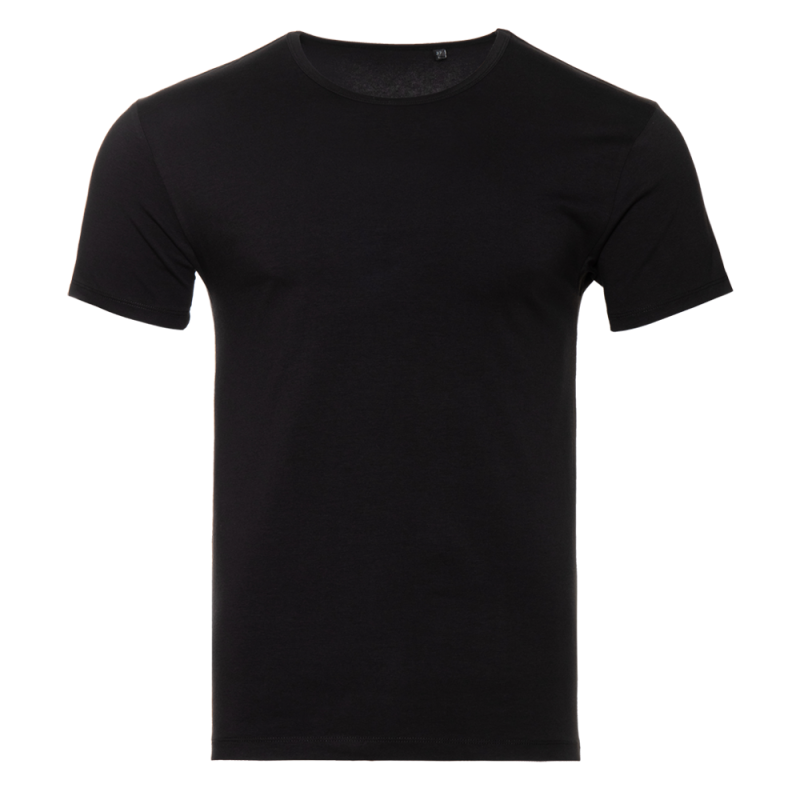 Футболка мужская STAN хлопок/эластан 180, 37, Чёрный,  (20)  (56/XXXL)