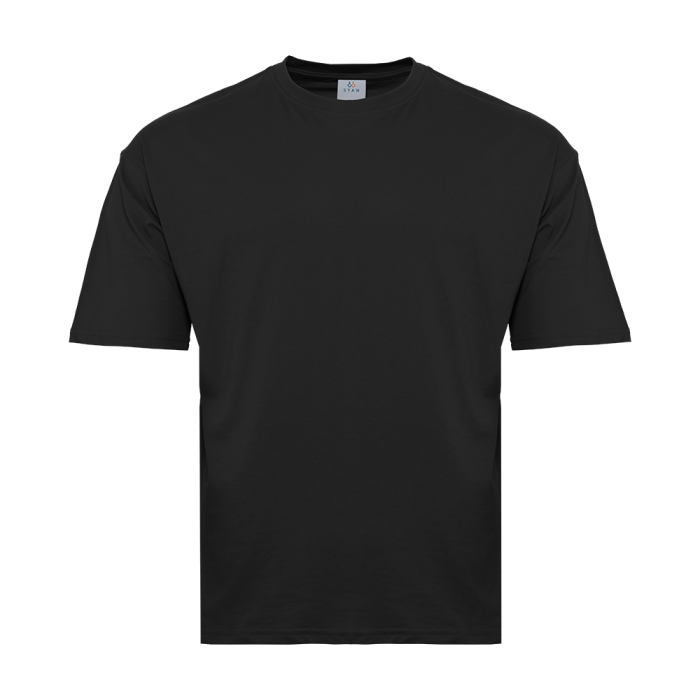Футболка унисекс оверсайз STAN хлопок 140, 39, Чёрный,  (20)  (54/XXL)