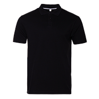 Рубашка поло унисекс STAN хлопок 185, 04U, Чёрный, (20) (6XL)