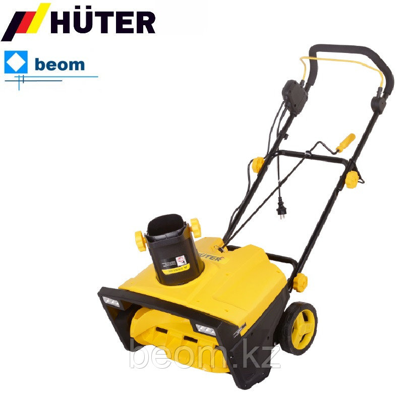 Снегоуборщик HUTER SGC 2500EL (2500 Вт | 220 В | кг 15.8 кг | Ширина захвата, см 50 | Фары | Электрический)