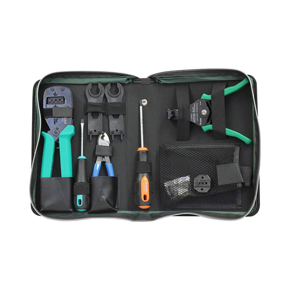 Pro'skit PK-2061 – Набор обжимных инструментов для монтажа солнечных батарей MC3 и MC4