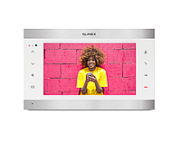 Slinex SL-10N Cloud цвет сереб.+белый. 10" Домофон с сенсорным экраном и переадресацией на смартфон