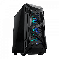 Кейс ASUS TUF Gaming GT301, ATX/micro ATX/Mini ITX, USB 3.1, 3x120mm AURA RGB, без Б/П, Чёрный