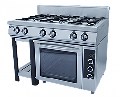 Газовая плита Grill Master Ф6ПДГ/800 напольная