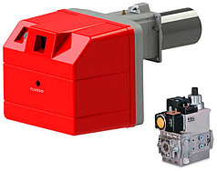 Горелка газовая FLUSSO DS25/2 BLU (45/125-370KW) + MBDLE412 S20, DN32