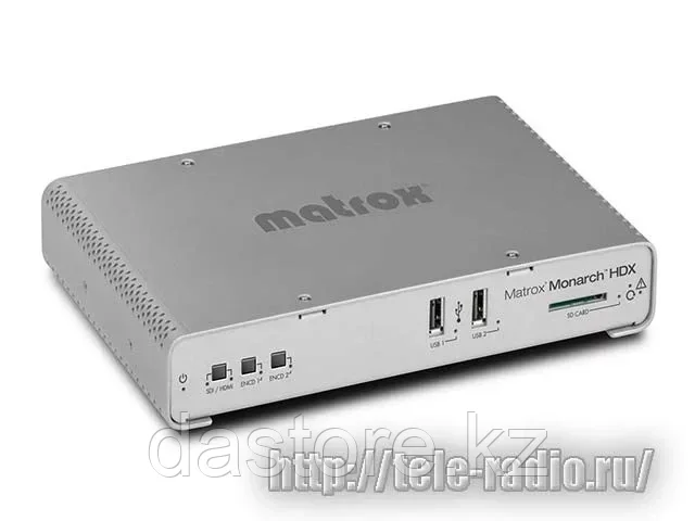 MATROX Monarch HDX - Энкодер (Ретранслятор), двухканальный видеокодер.