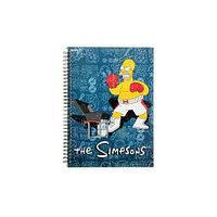 Тетрадь А4, 80л., клетка, тв. глянцевая ламинир. обложка. Simpsons