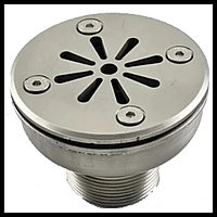 Возвратная форсунка для бассейна Steel ES2524 Снежинка (нержавеющая сталь, под пленку)