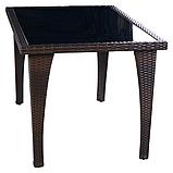 Стол квадратный из ротанга 800*800*720, фото 3