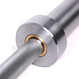 Гриф олимпийский ART.FiT 2.2м прямой, до 600кг, с замками, фото 5