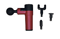Перкуссионный массажер пистолет красный MG-33-011