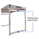 Стол с 4 стульями для пикника FG-120-grey, фото 3