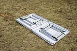 Стол с 4 стульями для пикника FG-120-grey, фото 4