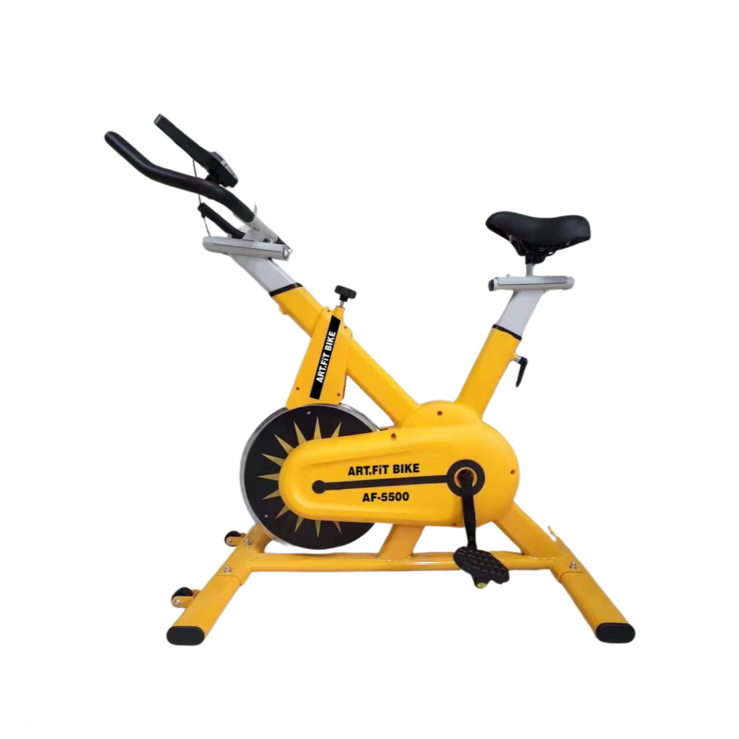 Тренажер SpinBike (белый) AF-5500 Желтый, фото 1
