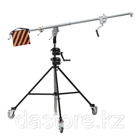 E-Image HSB300 Световой кран-Boom stand kits with cranking handle and wheels, фото 1