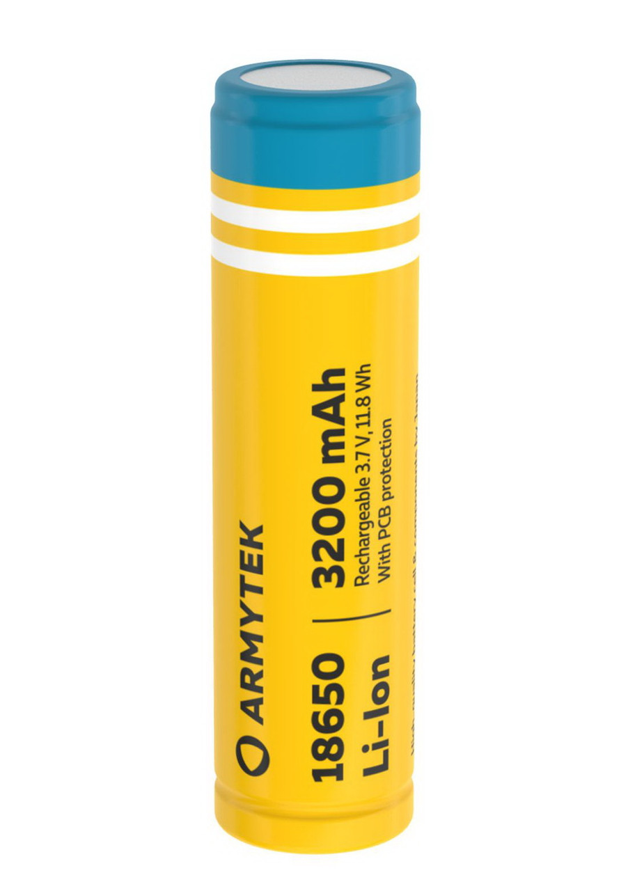 Аккумулятор ARMYTEK 18650 LI-ION 3200 mAh (защищенный) - фото 1 - id-p120149364
