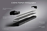 Пороги "Bmw-Style V2" для Geely Tugella 2021-, фото 5
