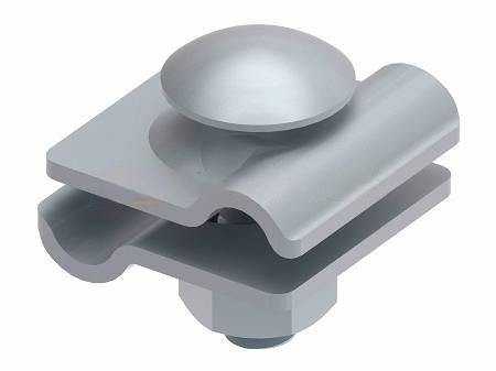 Соединитель прута универсальный, 1 болт M10, Inox V4A