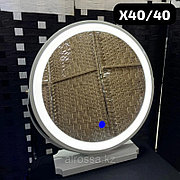 Зеркало настольное с подсветкой, 40см, X40
