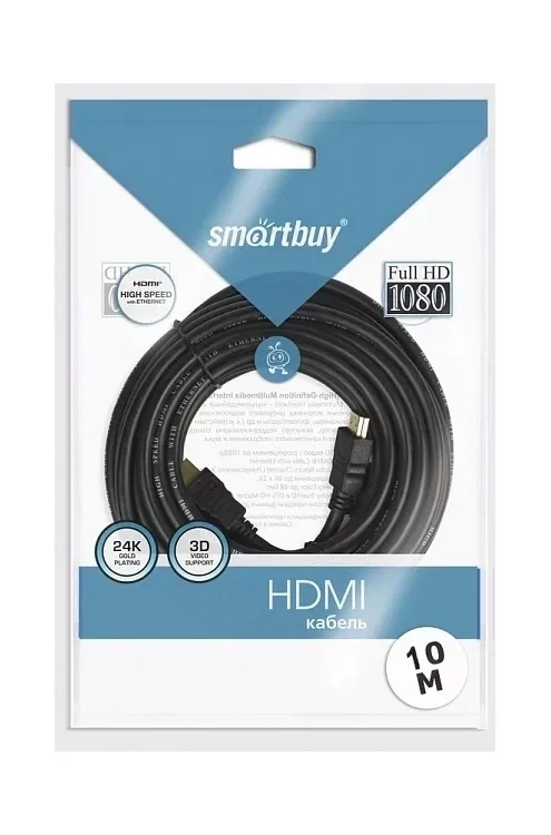 АудиоВидео кабель Smartbuy HDMI - HDMI ver.1.4b A-M/A-M, фото 1