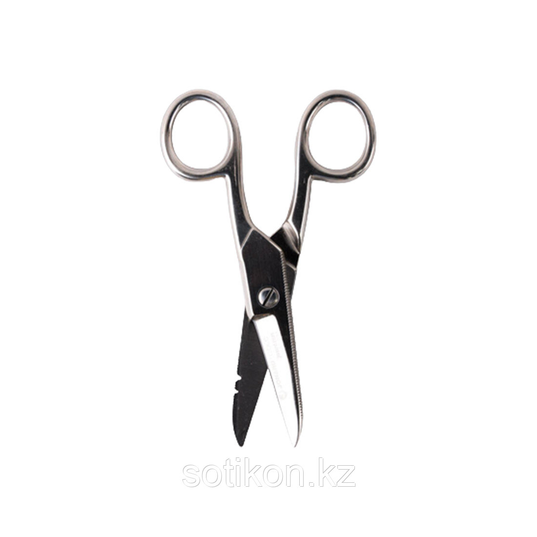 Ножницы с зазубренным лезвием и V-канавками для зачистки проводов Jonard Tools ES-1964