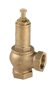 Клапан предохранительный 3/4" ВР, Ру 16, угловой, латнь