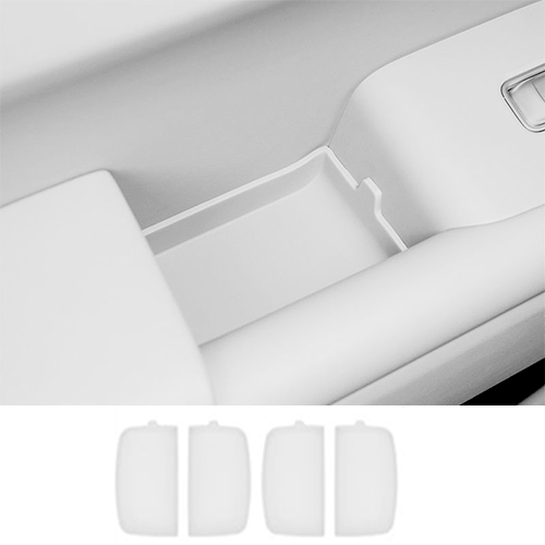 Силиконовые наклакди на дверные ручки Lixiang L7, L8, L9, Белого цвета, фото 1