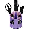 Органайзер СТАММ "Mini Desk" вращающийся, фиолетовый/розовый, фото 2