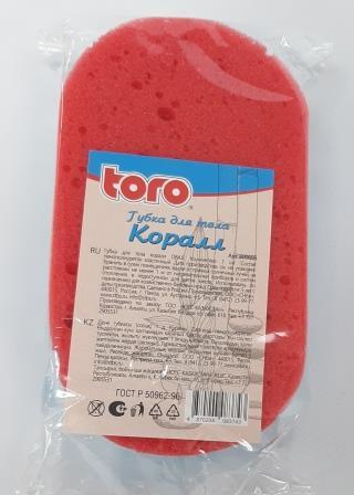 600606 Губка для тела КОРАЛЛ "Toro" 1 шт.овал, фото 1