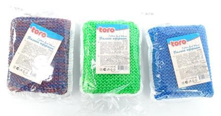 600607 Губка для тела с эффектом пилинга 1 шт."Toro", фото 1