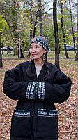 Шапан-пальто 2 х сторонний утепленный дизайнерский длинный мужской и женский