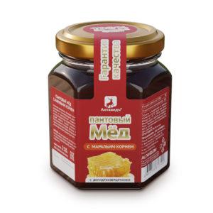 Пантовый мёд с маральим корнем
