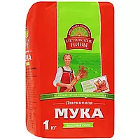 Мука пшеничная хлебопекарная В/С ГОСТ 26574-2017 1кг.