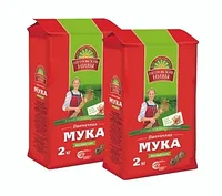 Мука пшеничная хлебопекарная В/С ГОСТ26574-2017 2 кг