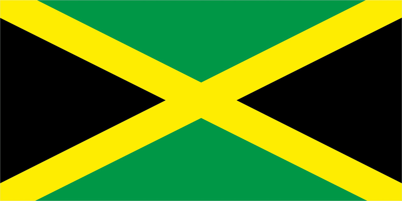 Флаг Ямайки размер 1 х 2 метра. - фото 1 - id-p15211346