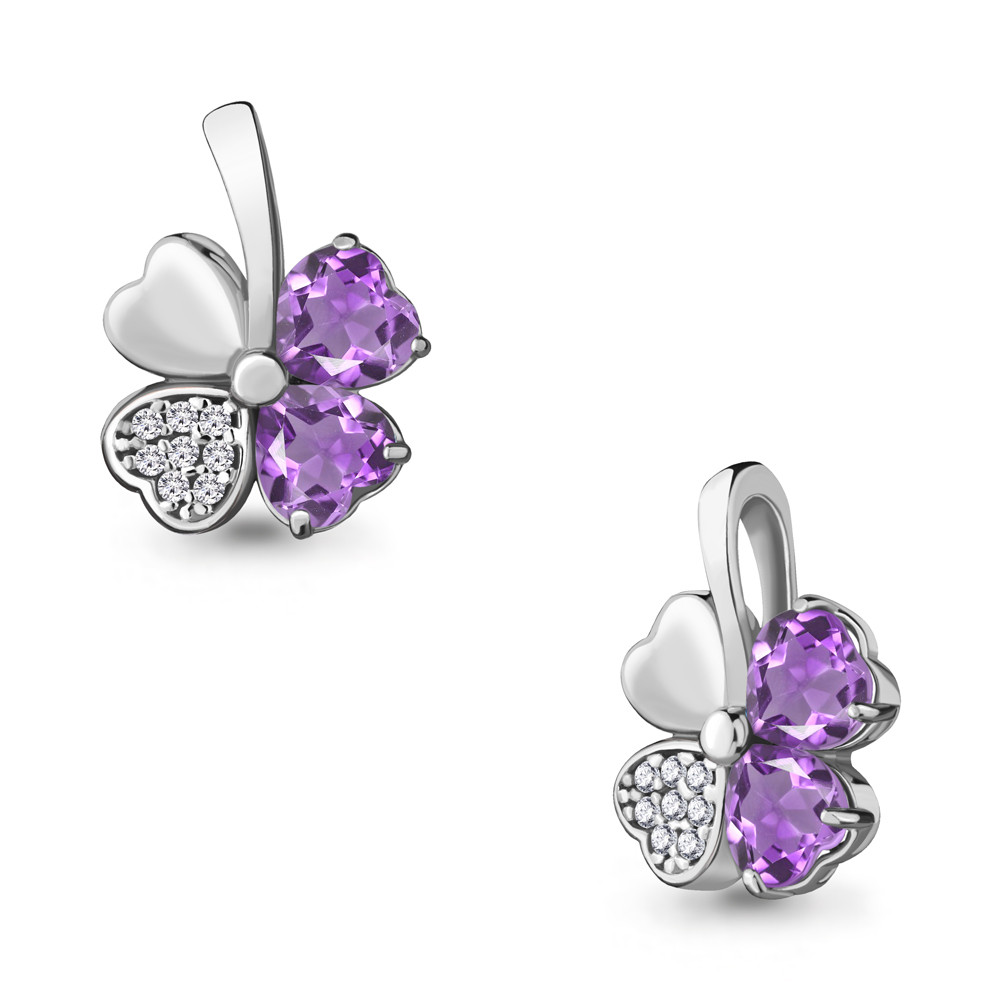 Серебряная подвеска  Фианит Aquamarine 2527904А.5 серебро с родием, фото 1